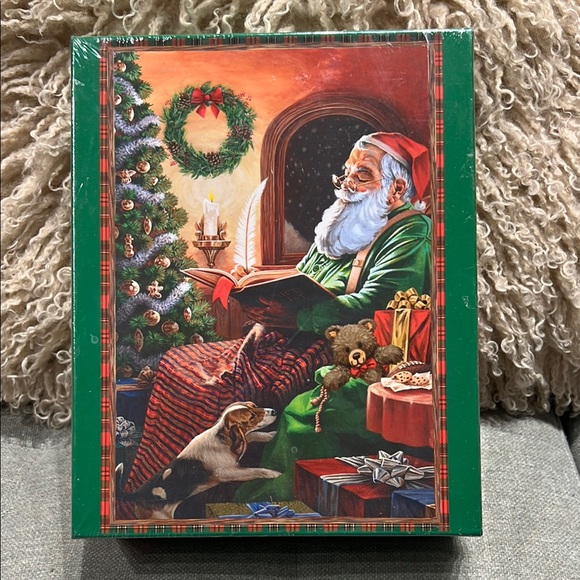 🔴2/$20🔴Christmas Party Santa Claus Oversized 500 pc Puzzle NEW - Picture 1 of 6